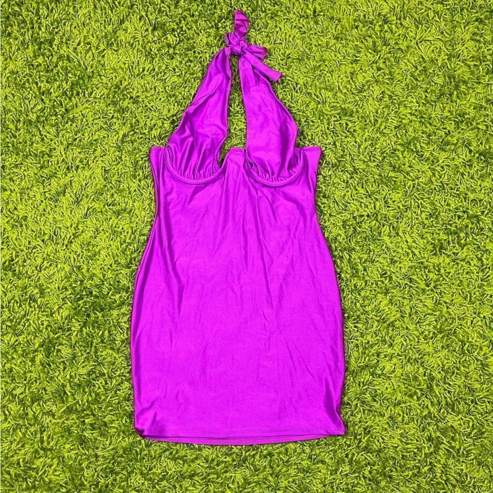 SPANDEX BODYCON DRESS - Picture 4 of 9